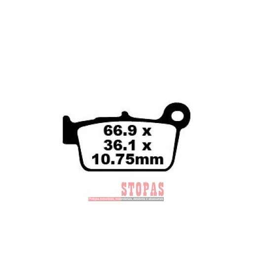  EBC BRAKE PAD FA-TT SERIES CARBON FIBER