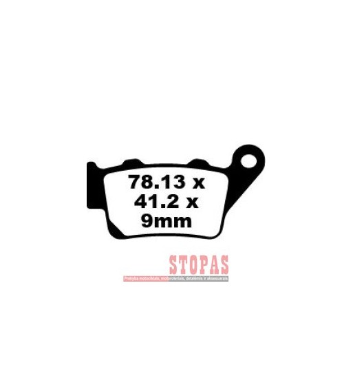 EBC BRAKE PAD FA SERIES ORGANIC