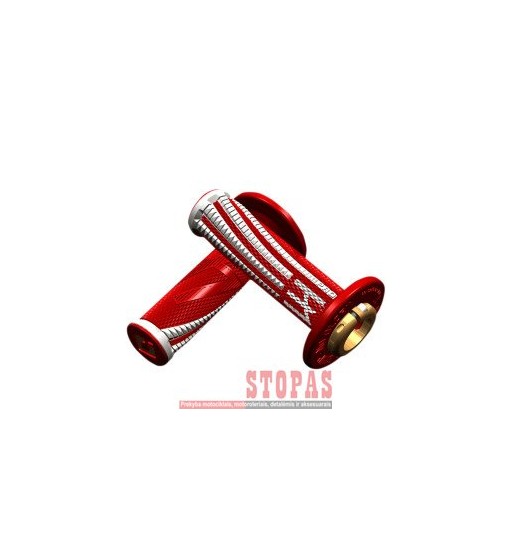 ODI EMIG PRO V2 LOCK-ON SOFT GRIP RED/WHITE