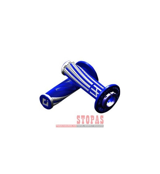 ODI EMIG PRO V2 LOCK-ON SOFT GRIP BLUE/WHITE