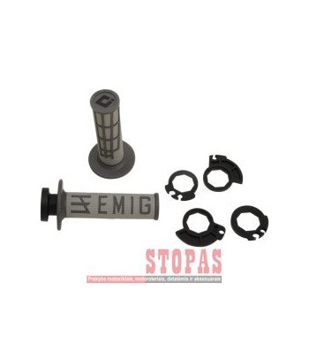 ODI EMIG RACING V2 HALF-WAFFLE GRIP GRAY/GRAPHITE