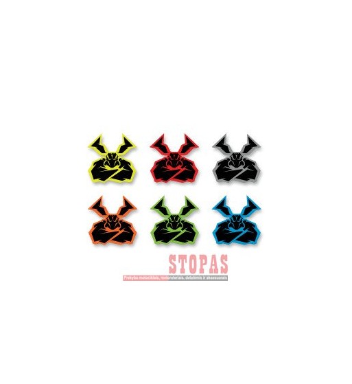 MOOSE RACING SOFT-GOODS AGROID COLORS S18 DECAL 6-PACK