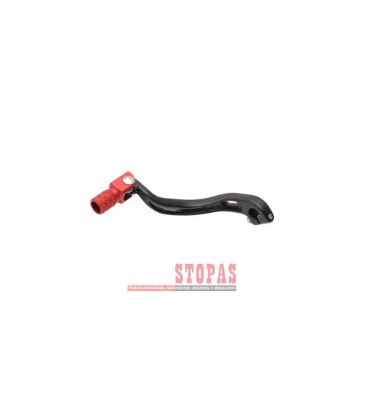 MOOSE RACING HARD-PARTS SHIFT LEVER FOLDING FORGED ALUMINUM RED