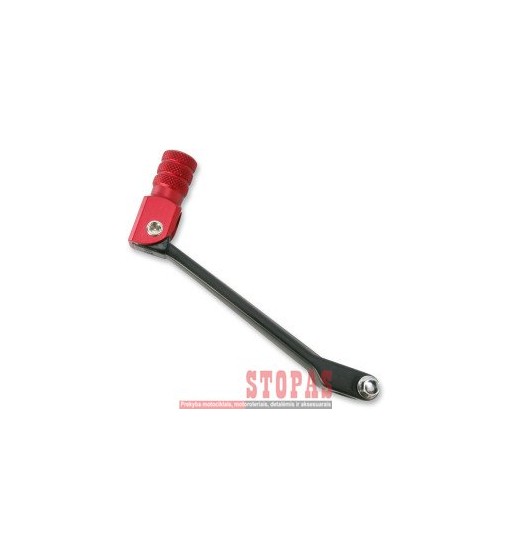 MOOSE RACING HARD-PARTS SHIFT LEVER FOLDING FORGED ALUMINUM RED
