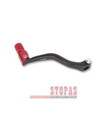 MOOSE RACING HARD-PARTS SHIFT LEVER FOLDING FORGED ALUMINUM RED