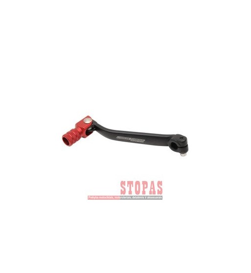 MOOSE RACING HARD-PARTS SHIFT LEVER FOLDING FORGED ALUMINUM RED