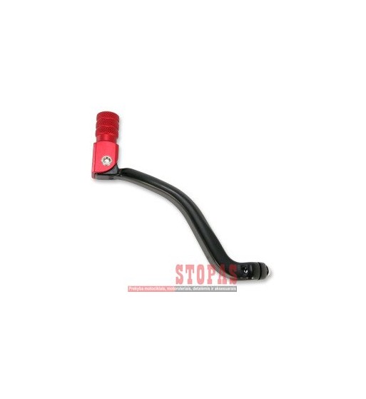 MOOSE RACING HARD-PARTS SHIFT LEVER FOLDING FORGED ALUMINUM RED