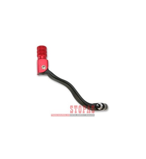 MOOSE RACING HARD-PARTS SHIFT LEVER FOLDING FORGED ALUMINUM RED