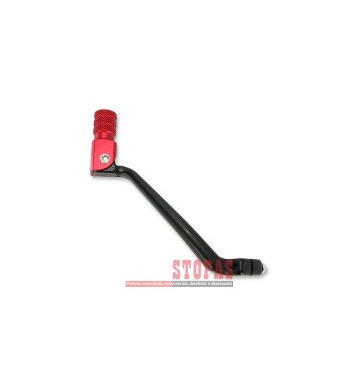 MOOSE RACING HARD-PARTS SHIFT LEVER FOLDING FORGED ALUMINUM RED