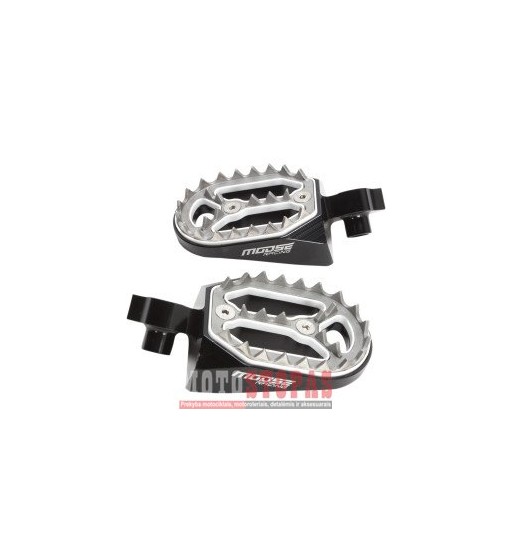 MOOSE RACING HARD-PARTS QUALIFIER FOOTPEG BLACK