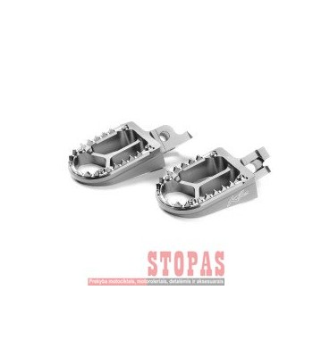 KITE FOOTPEGS MX-EN ALUMINIUM CUSTOM REPLACEMENT SILVER