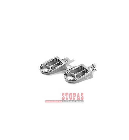 KITE FOOTPEGS MX-EN ALUMINIUM CUSTOM REPLACEMENT SILVER