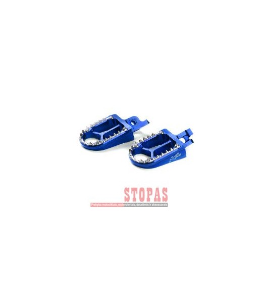 KITE FOOTPEGS MX-EN ALUMINIUM CUSTOM REPLACEMENT BLUE