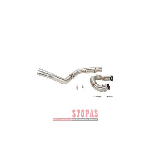 FMF POWERBOMB HEADER STAINLESS STEEL W/ MID-PIPE KTM