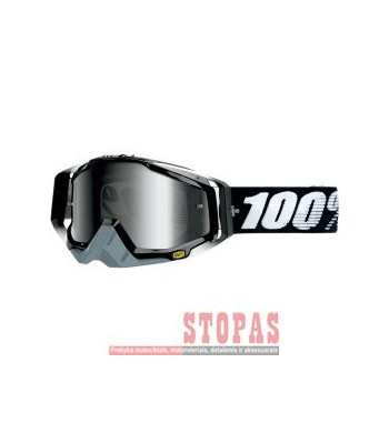 100% Akiniai  RACECRAFT ABYSS BLACK OFFROAD