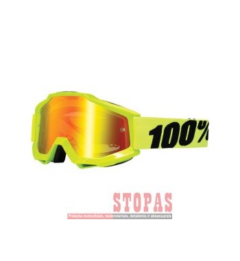 100% Akiniai ACCURI FLUO YELLOW OFFROAD