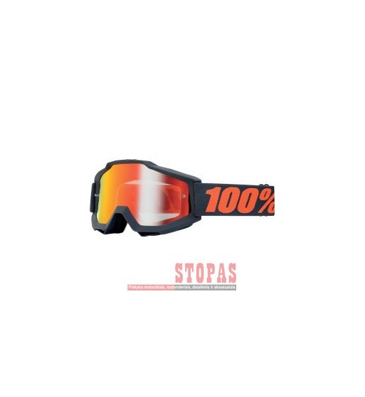 100% Akiniai ACCURI GUNMETAL OFFROAD
