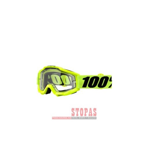 100% Akiniai ACCURI FLUO YELLOW ENDURO 
