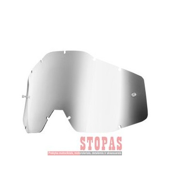 100 % STIKLIUKAS AKINIAMS MIRROR SILVER REPLACEMENT
