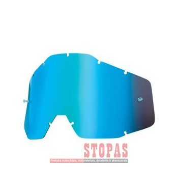 100 % STIKLIUKAS AKINIAMS MIRROR BLUE REPLACEMENT