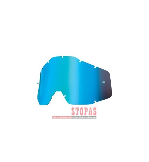 100 % STIKLIUKAS AKINIAMS MIRROR BLUE REPLACEMENT