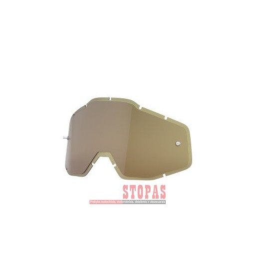 100 % STIKLIUKAS AKINIAMS HD OLIVE ANTI-FOG INJECTED REPLACEMENT