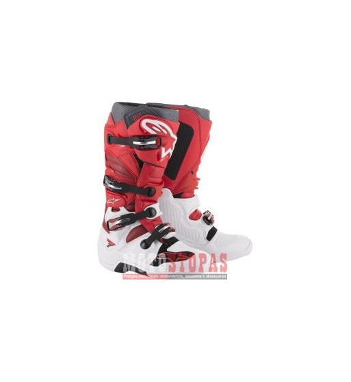 ALPINESTARS BATAI  TECH7 WH/RD/BUR 8 