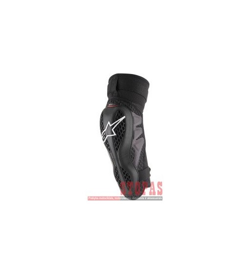 ALPINESTARS(MX) SEQUENCE OFFROAD KNEE PROTECTOR BLACK/RED S/M