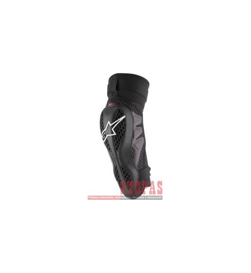 ALPINESTARS(MX) SEQUENCE OFFROAD KNEE PROTECTOR BLACK/RED L/XL