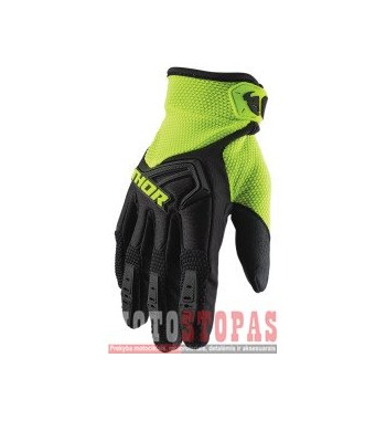 THOR pirštinės  S20 SPECT BK/AC XS