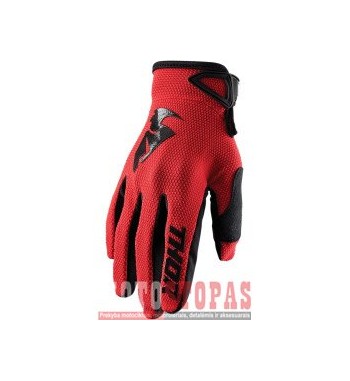 THOR pirštinės   S20 SECTOR RED SM