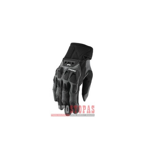 THOR pirštinės  TERRAIN S9 OFFROAD GLOVES CHARCOAL X-SMALL