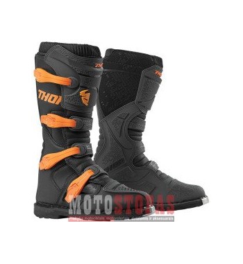 THOR BLITZ XP S9 OFFROAD BOOTS CHARCOAL/ORANGE 