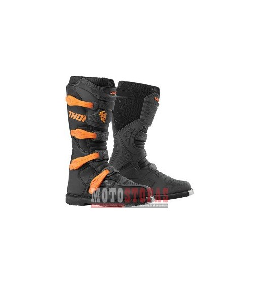 THOR BLITZ XP S9 OFFROAD BOOTS CHARCOAL/ORANGE 