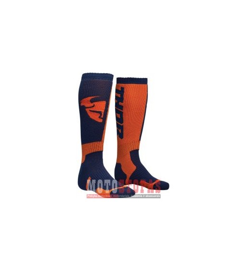 THOR kojinės YOUTH MX S8Y SOCK NAVY/ORANGE ONE SIZE